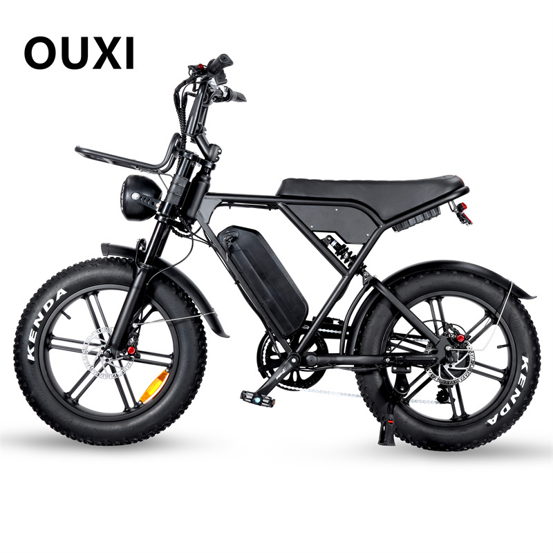 OUXI V8 X8 H9 fat tire electric bike bicicleta electrica foldable fatbike 250w 25kmh off road ebike EU warehouse fast ship