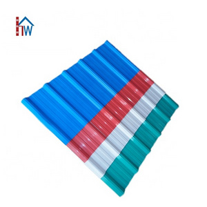 Waterproof corrugated plastic upvc roof covering trapezoidal sheet panels