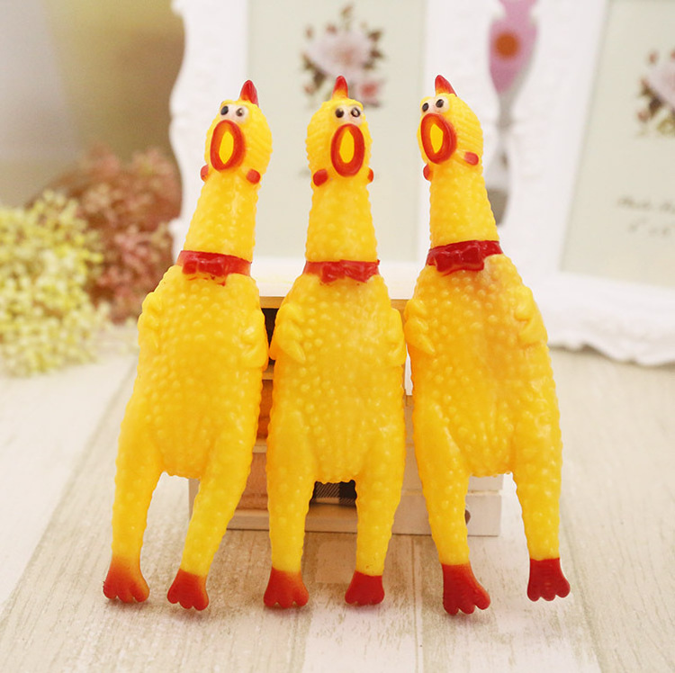 Wholesale Shrilling chicken funny squeaky pet DOG toy