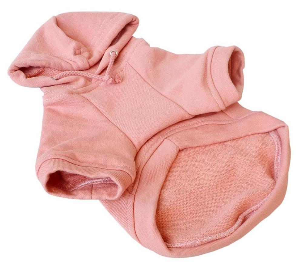 Wholesale 100% cotton small medium extra large breed dog hoodie clothes