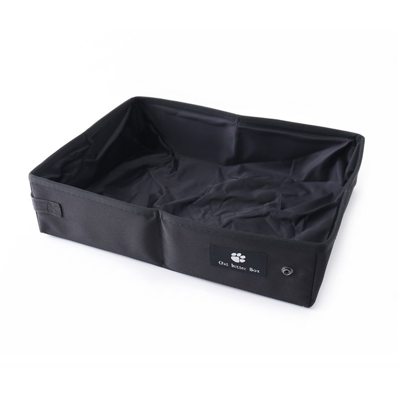 Wholesale waterproof oxford foldable travelling portable cat litter box