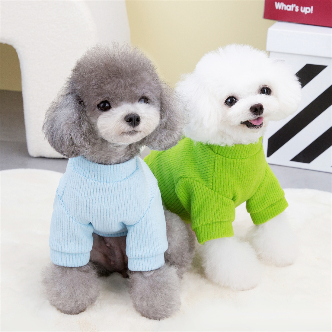 Dog Clothes Autumn Winter Pet Apparel Teddy Cat Winter Pet Clothes Thickened New Style 23 Bear Sweater