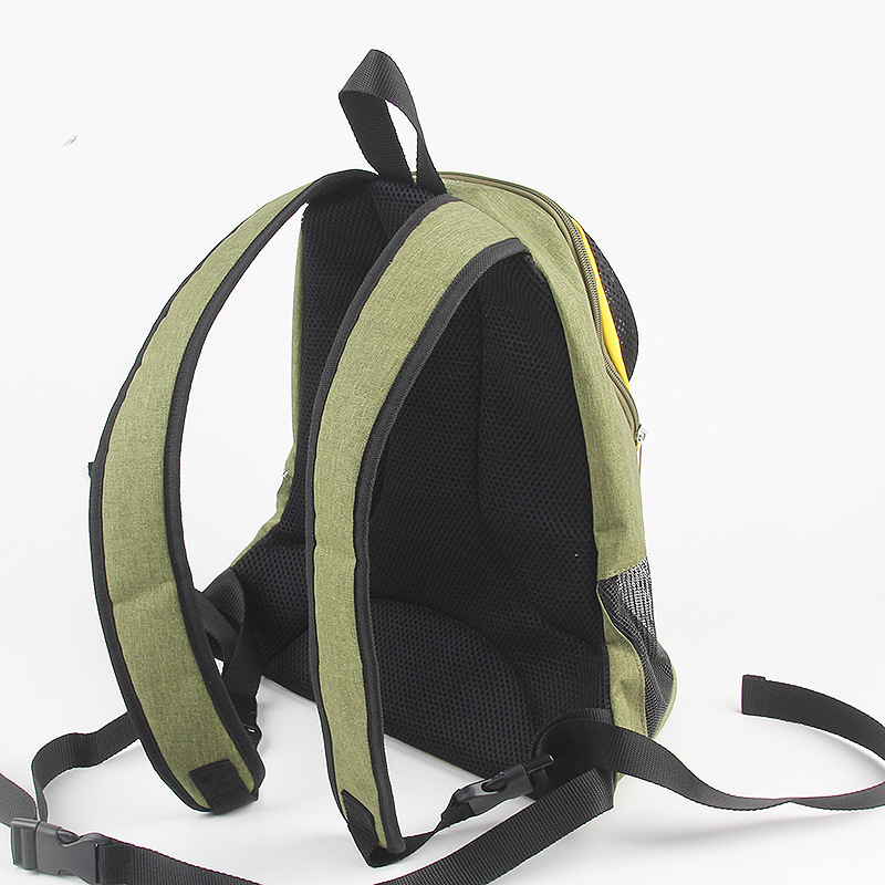 Wholesale canvas breathable portable cat pet dog carrier bag pack