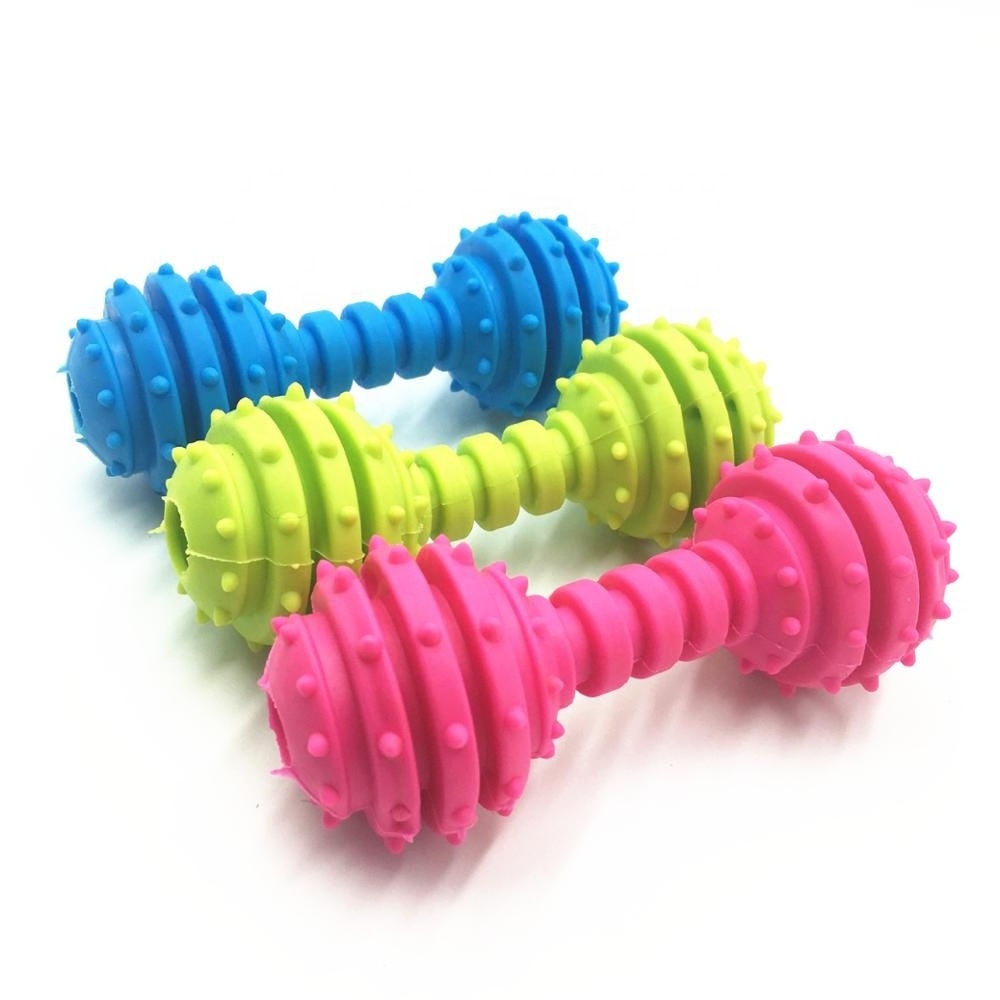 Wholesale Newest colorful bone shape TPR pet dog toy