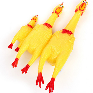 Wholesale Shrilling chicken funny squeaky pet DOG toy