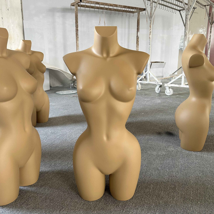 Wholesale Clothing Store Half Body Mannequin Female Torso Adjustable Maniquies For Clothes Display