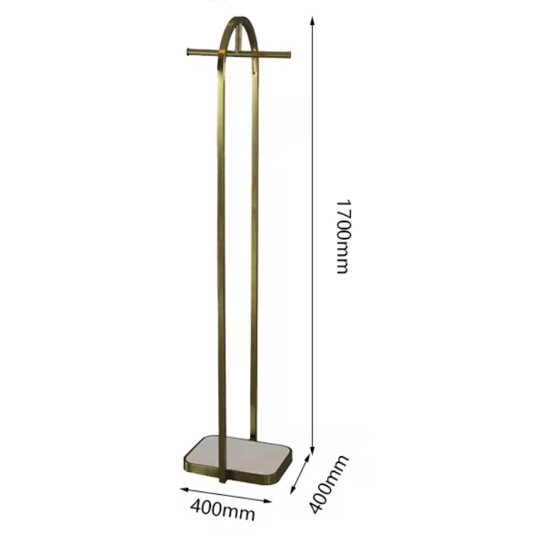 Commercial Clothing Rack Stainless Steel Cloth Garment Stand Display Rack