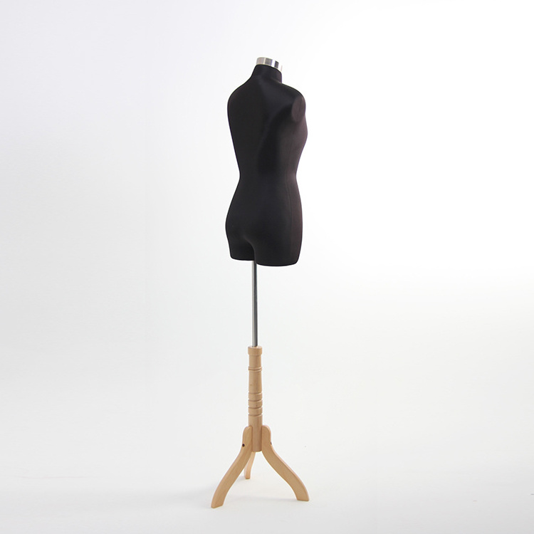 Window Display Full Body Mannequin Black Headless Female Torso Mannequin