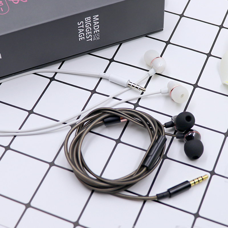 YooType wired in-ear earphone wired 3.5mm jack headset mini in ear earbuds