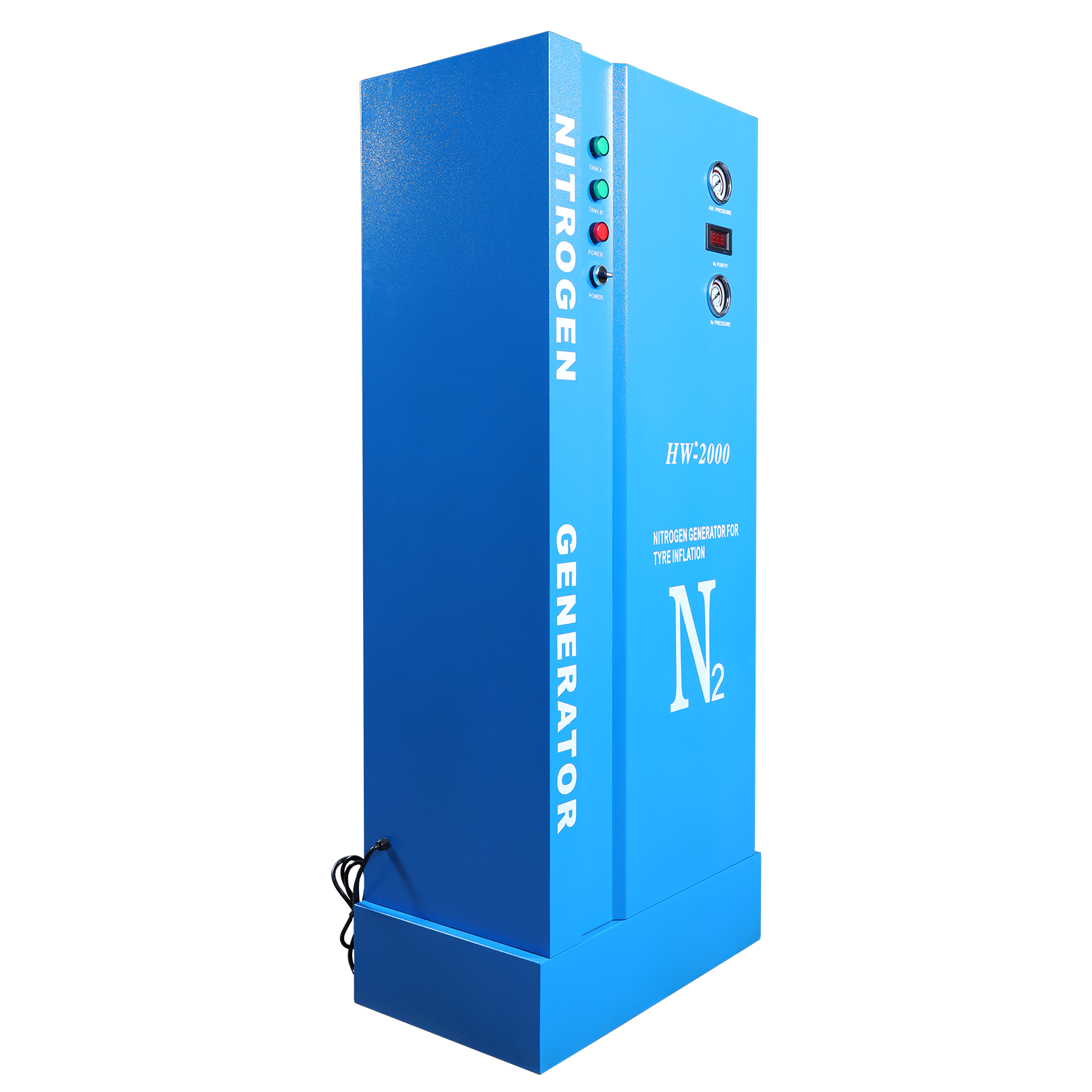 Semi-automatic New car tire nitrogen inflator machine 220V-240V Blue tyre generator inflator car