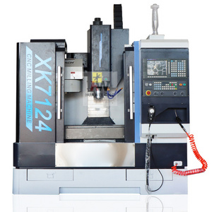 China hot sell 5 axis cnc mill machining VMC machine center XK7124 small cnc milling machine for Metal