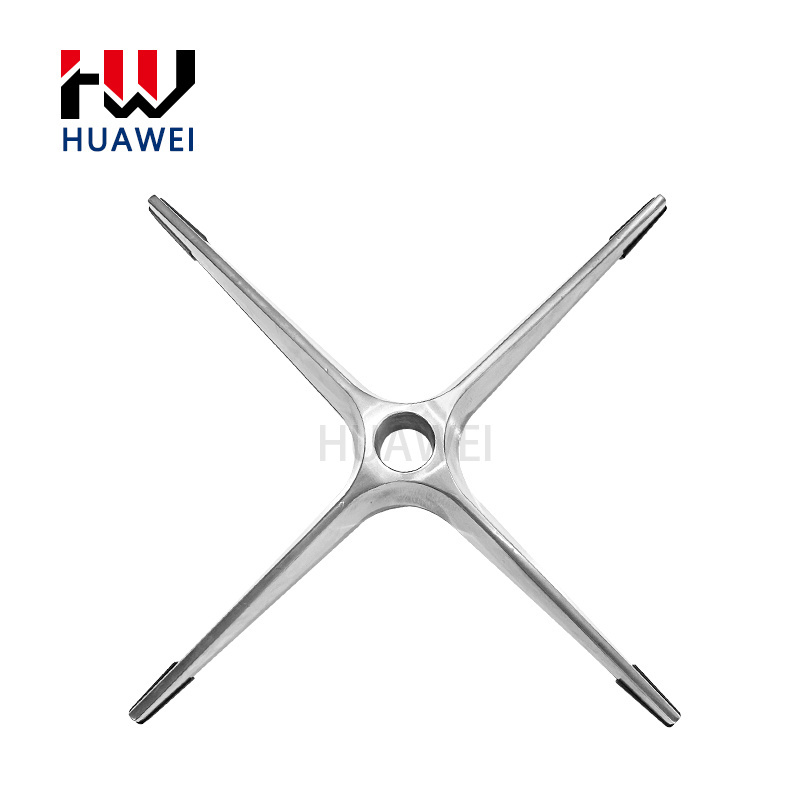 HUAWEI Factory Wholesale Metal Office 4 Five Star Chair Base Stainless Steel Swivel Part Office Chair Base