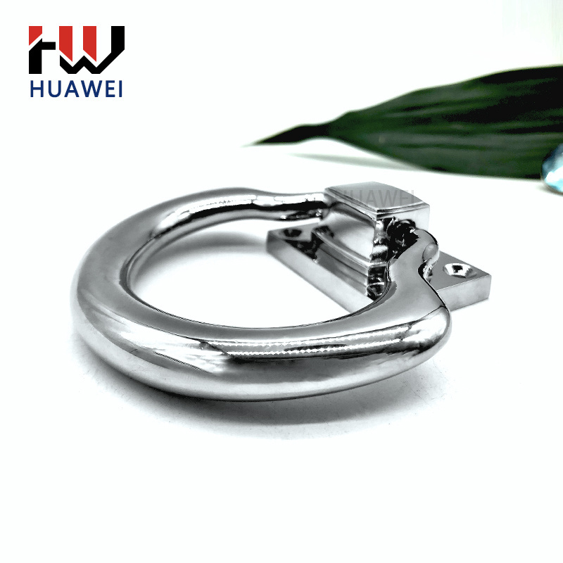 Wholesale Sofa Chair Handle Buckle Gold Silver Zinc Alloy Hardware Door Cabinet Drawer Chair Ring Handle