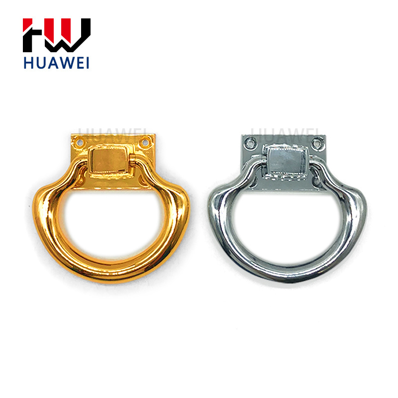 Wholesale Sofa Chair Handle Buckle Gold Silver Zinc Alloy Hardware Door Cabinet Drawer Chair Ring Handle