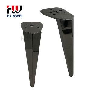 HUAWEI Hardware Furniture Leg Selling in Turkey Metal  Fittings Black Sofa Iron Use Feet Cabinet Leg