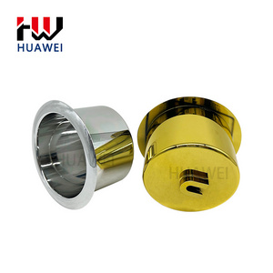 HUAWEI Wholesale Sofa Furniture Aluminium Cup Holder Golden Plating Stainless Steel Sofa Cup Holder Chair Cup Holder