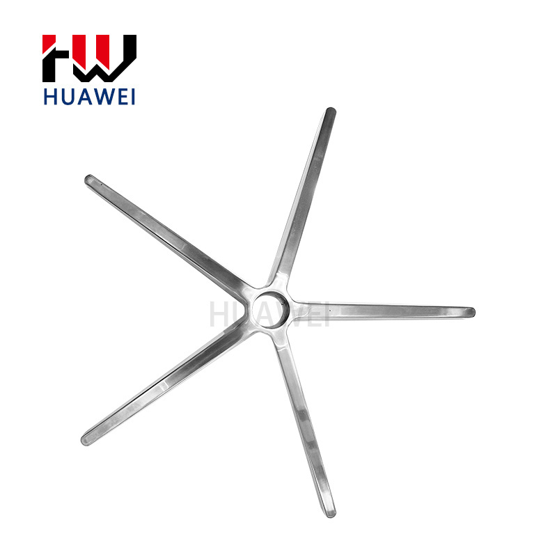 HUAWEI Furniture Accessories Parts Office Chair Wheel Base Chair Furniture Leg Metal Steel Swivel Base For Chair