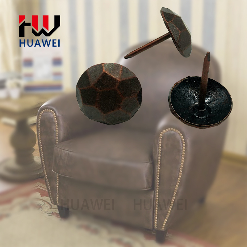 HUAWEI Wholesale Furniture Metal Accessories Sofa Antique Iron Decorative Nails For Table Chair Bed