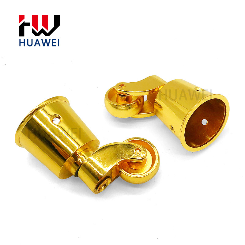 HUAWEI Factory Price Piano Rollers Chair Cart Wheel Zinc Alloy Cup Shape Gold Furniture Casters