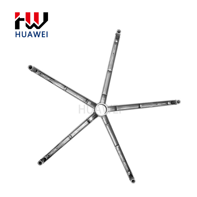 HUAWEI Furniture Accessories Parts Office Chair Wheel Base Chair Furniture Leg Metal Steel Swivel Base For Chair