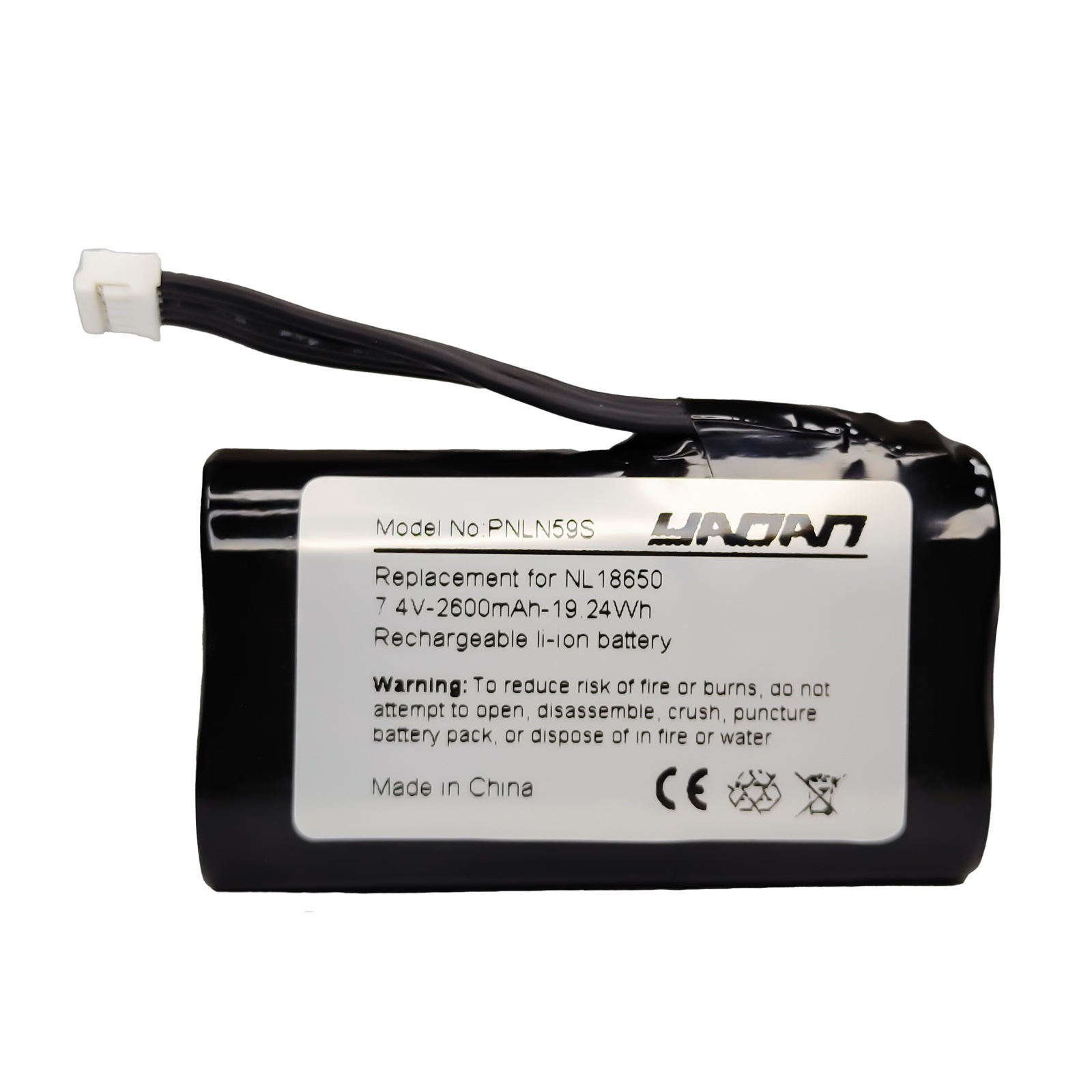 NL18650 7.4V 2600mAh Replaceable Li-Ion Battery For Portable Android Smart POS Newland N900 N910 Pro