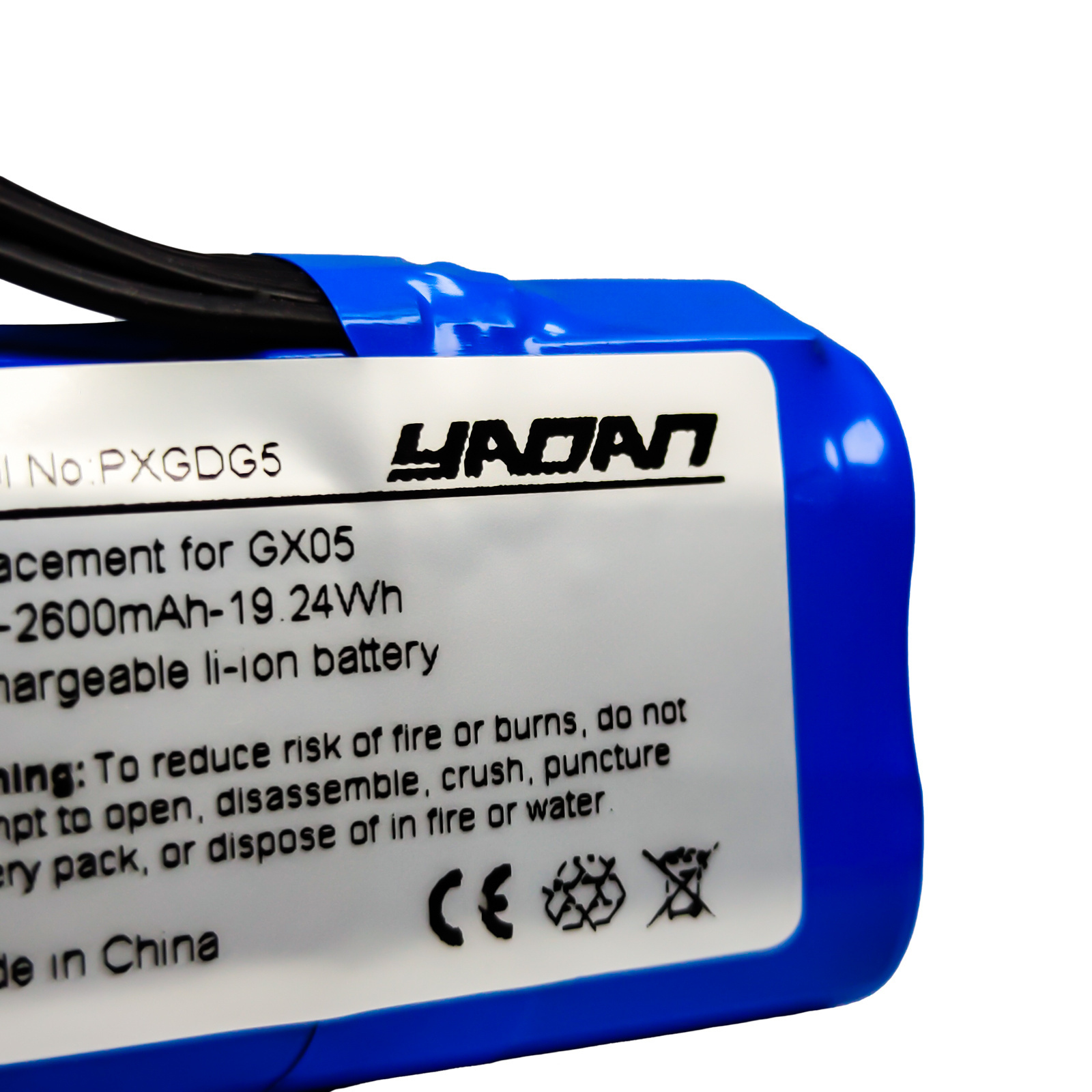 7.4V 2600mAh Mobile POS Terminal Battery For NEXGO G870 GX05 Replacement Li-Ion Battery