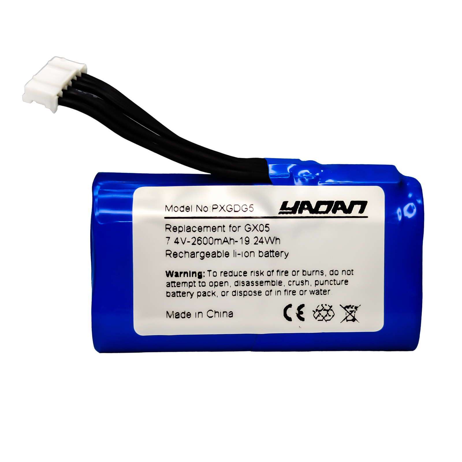 7.4V 2600mAh Mobile POS Terminal Battery For NEXGO G870 GX05 Replacement Li-Ion Battery