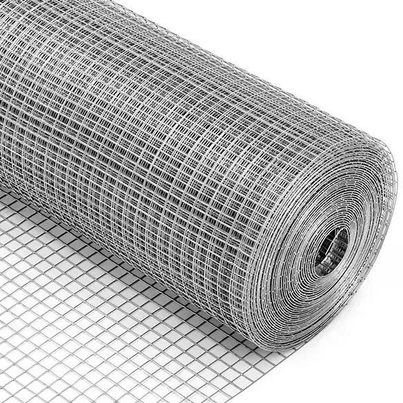 Hot Sale 1/4 Inch Galvanized Metal Wire Cloth 2mm Woven Wire Mesh Fence Farm Fencing Plain Weave Style 6mm 8mm Hot Punching