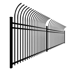 2022 Modern Design Wrought Iron Aluminum Ornamental Fence Panel Steel Frame for Gate Security Fence with Waterproof Features