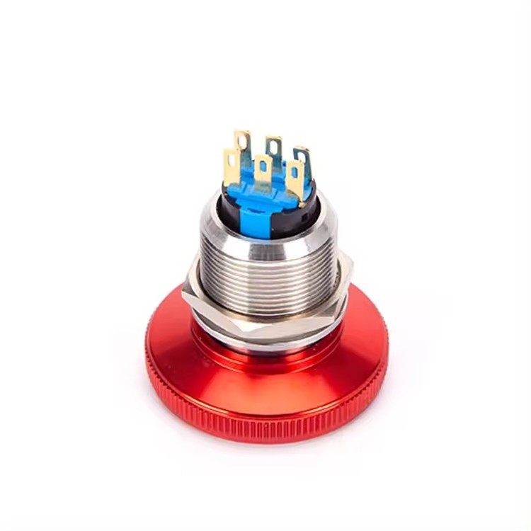 CMORSUN HB22 5A 250V anti vandal piezoelectric switch electric pushbuttons Metal emergency stop button