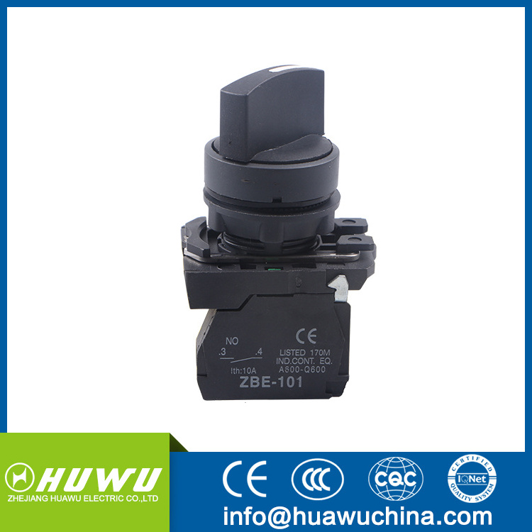 HUAWU PUSHBUTTON , SELECTOR SWITCH , 2 Position selector push button switch