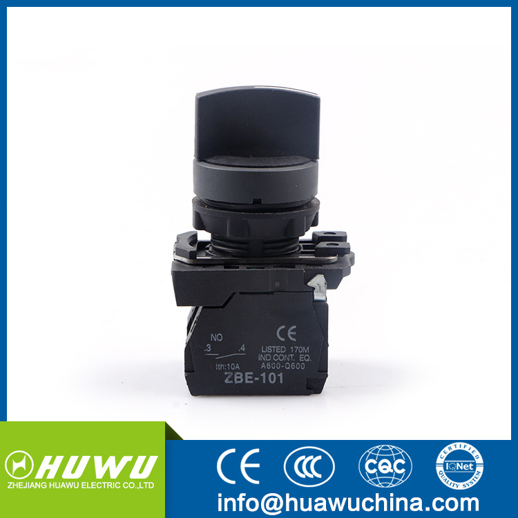 HUAWU XB4 selector switch 2/3 position rocker switch 3 position 2 position selector switch