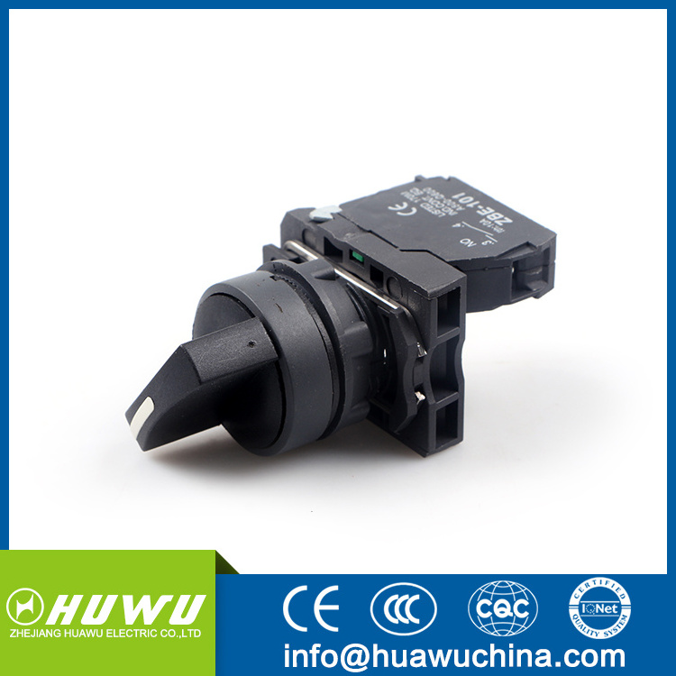 HUAWU PUSHBUTTON , SELECTOR SWITCH , 2 Position selector push button switch