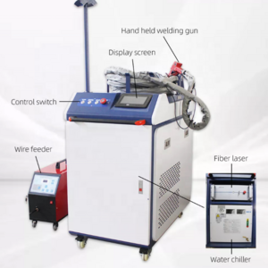 3 IN 1 Multifunction 1kw 1.5w 2kw Handheld Fiber Laser Welding Cutting Cleaning Machine 3000W CNC Laser Welders