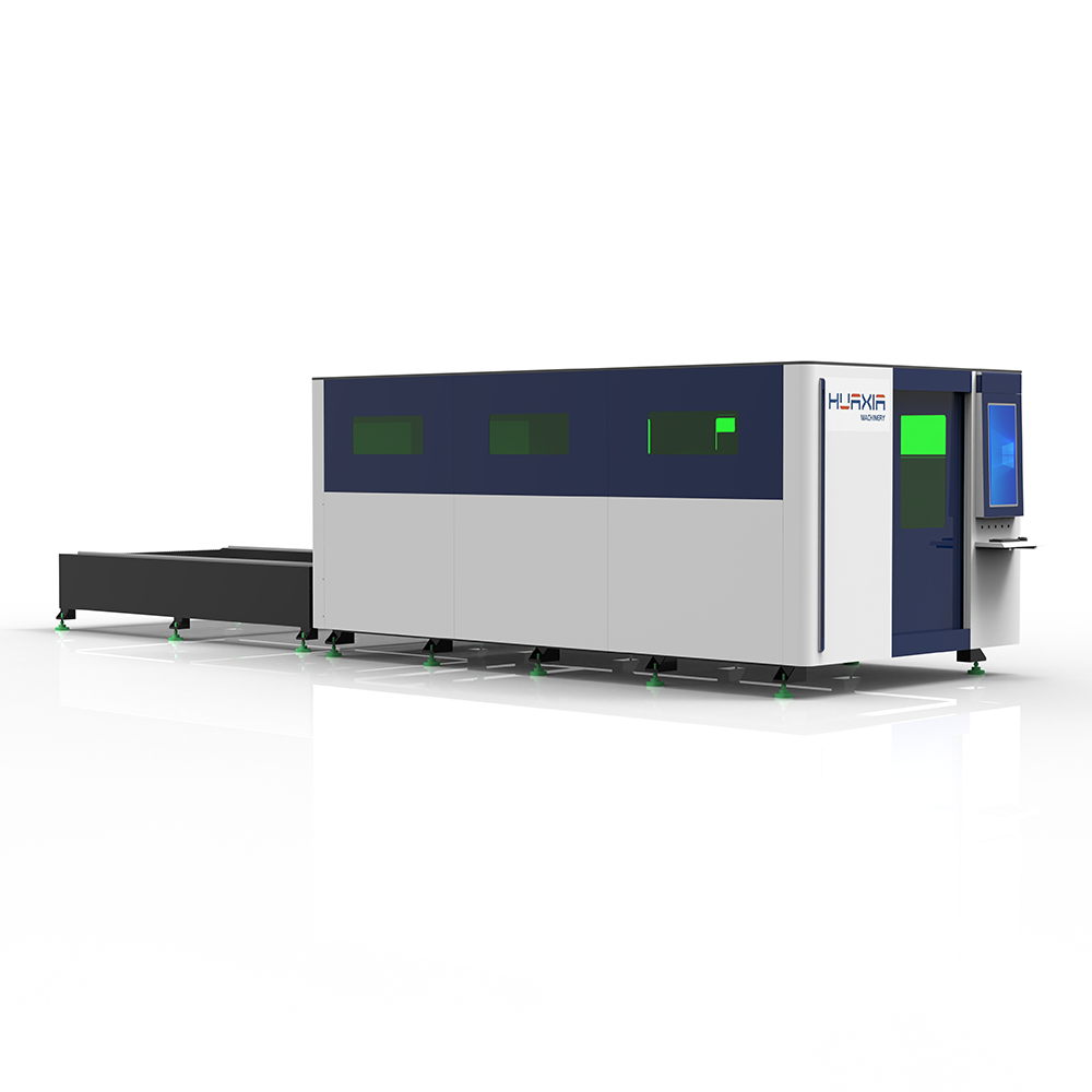 Enclosed Cover Fiber Laser Cutting Machine with Exchange Table