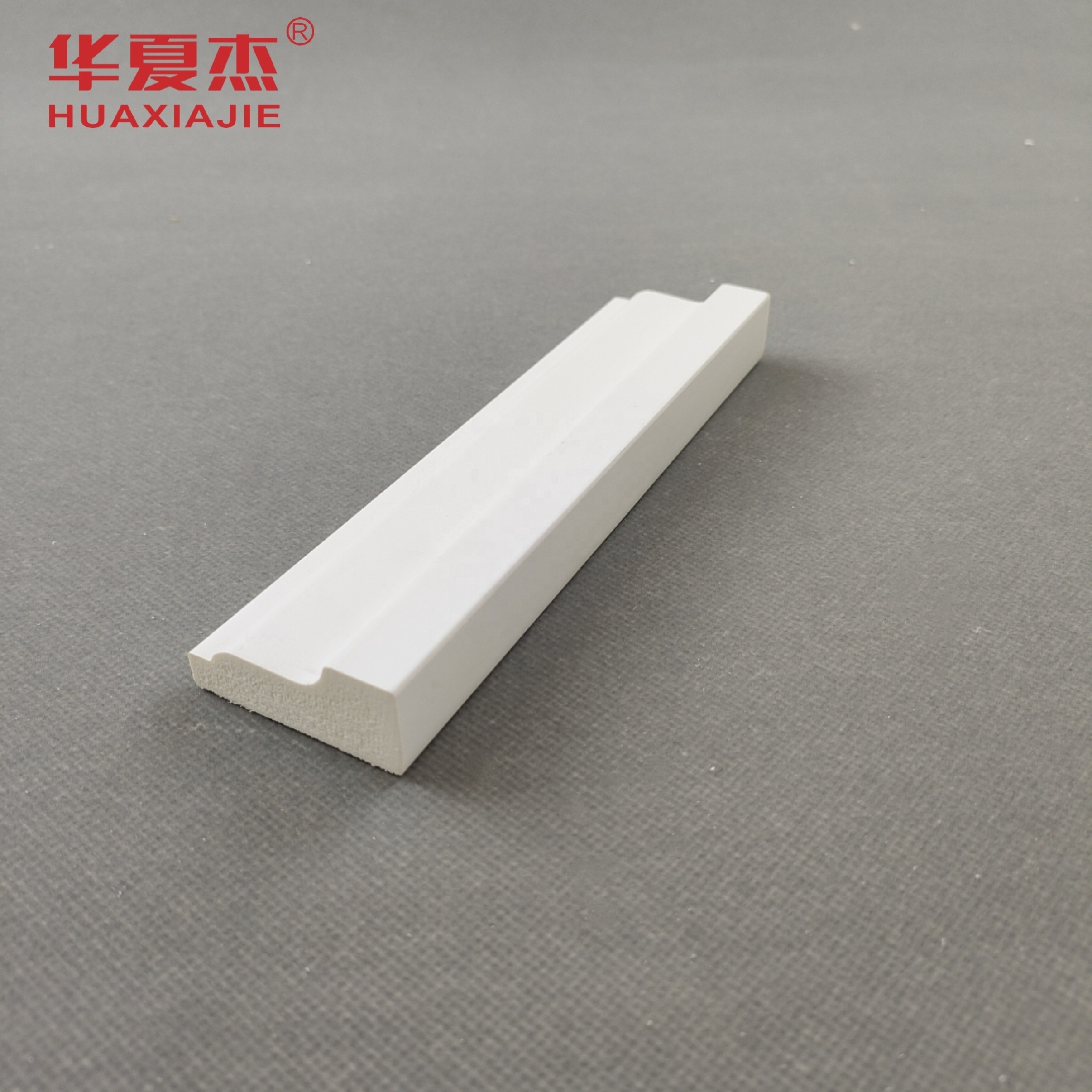 Wholesale shingle mould white vinyl 12ft decoration pvc moulding profile building material