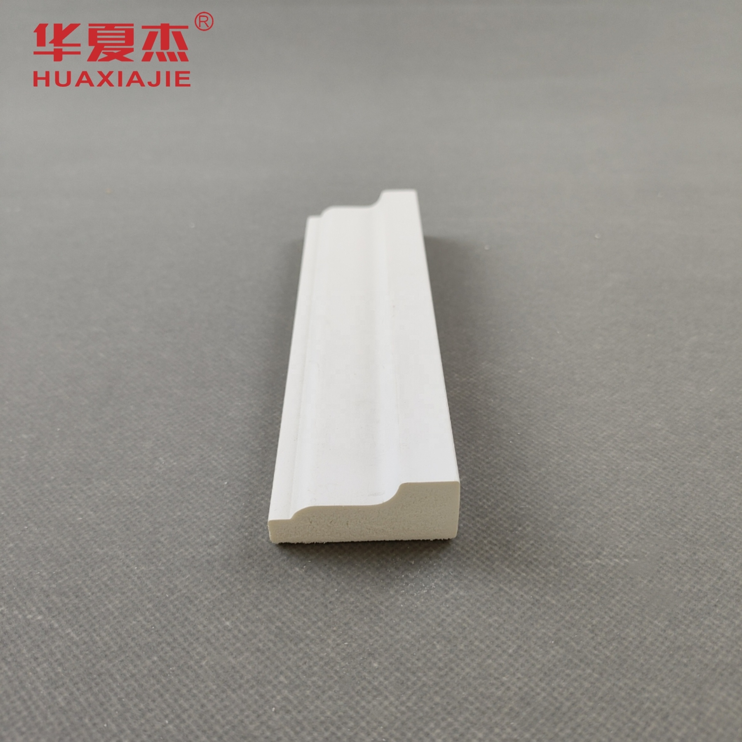 Wholesale shingle mould white vinyl 12ft decoration pvc moulding profile building material