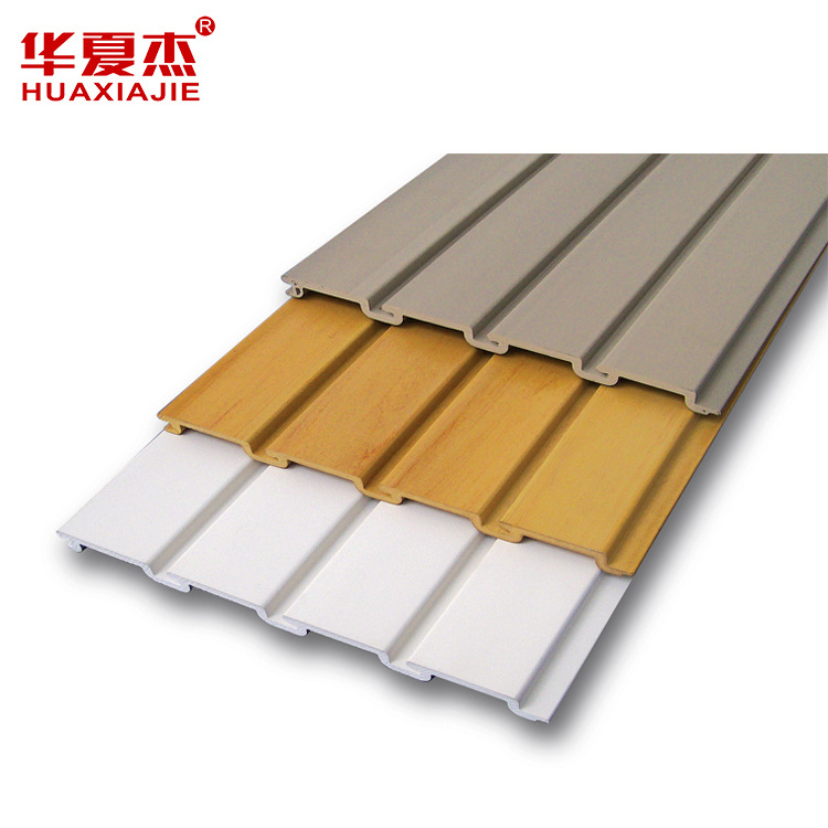 High quality slat wall waterproof garage wall covering panels pvc garage panel