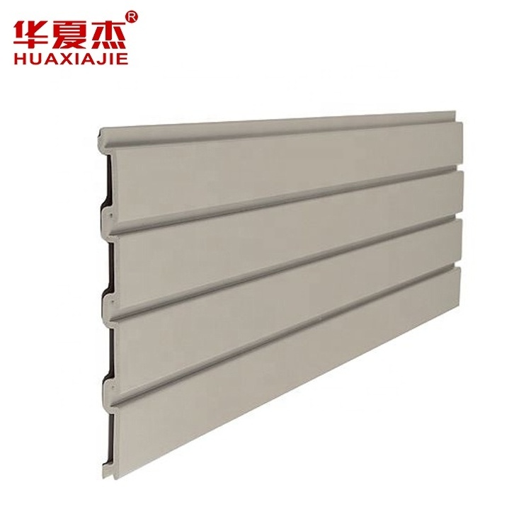 Plastic bathroom wall pvc garage ceiling slatwall panel