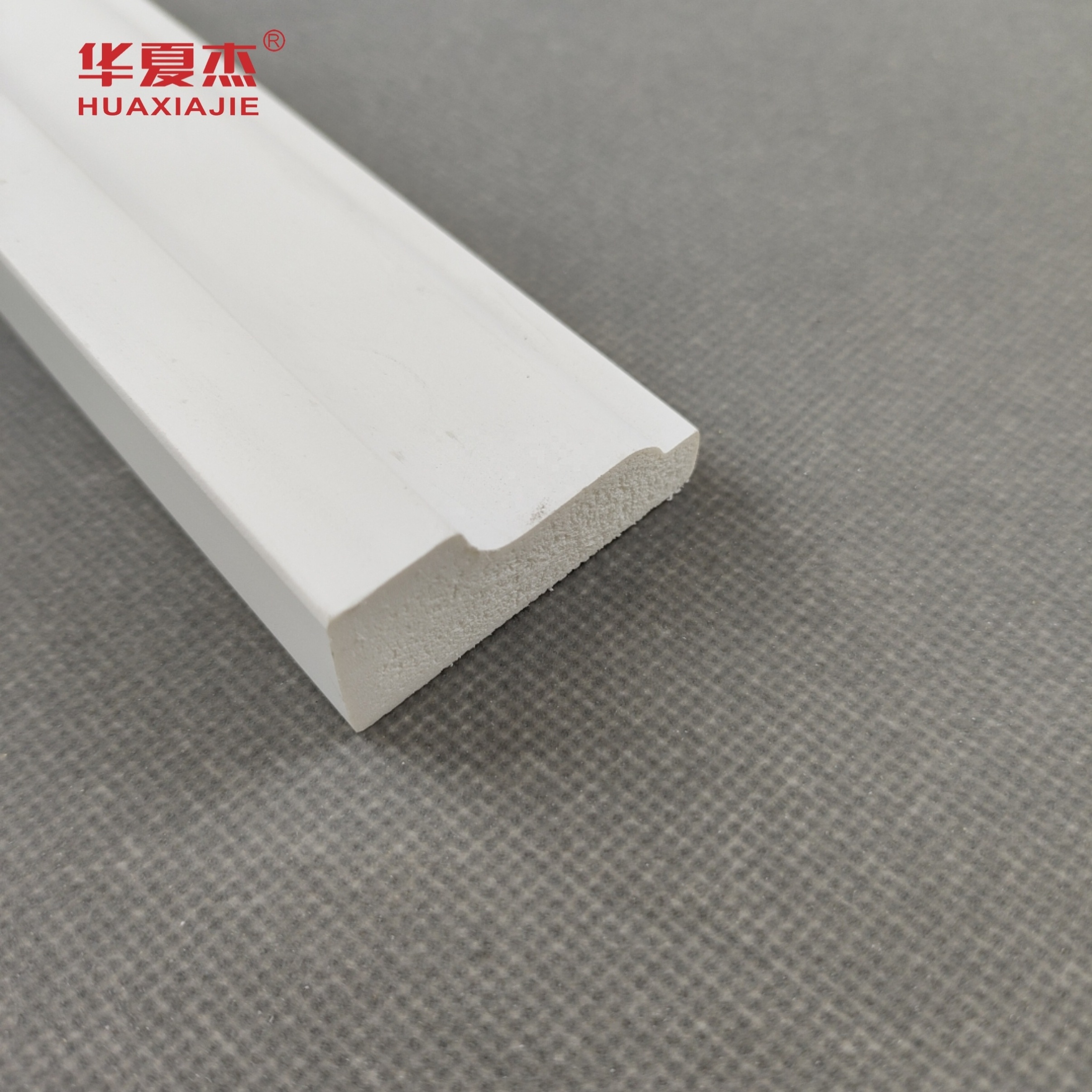 New design shingle moulding white vinyl 12ft pvc baseboard indoor decoration skirting