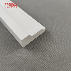 New design shingle moulding white vinyl 12ft pvc baseboard indoor decoration skirting