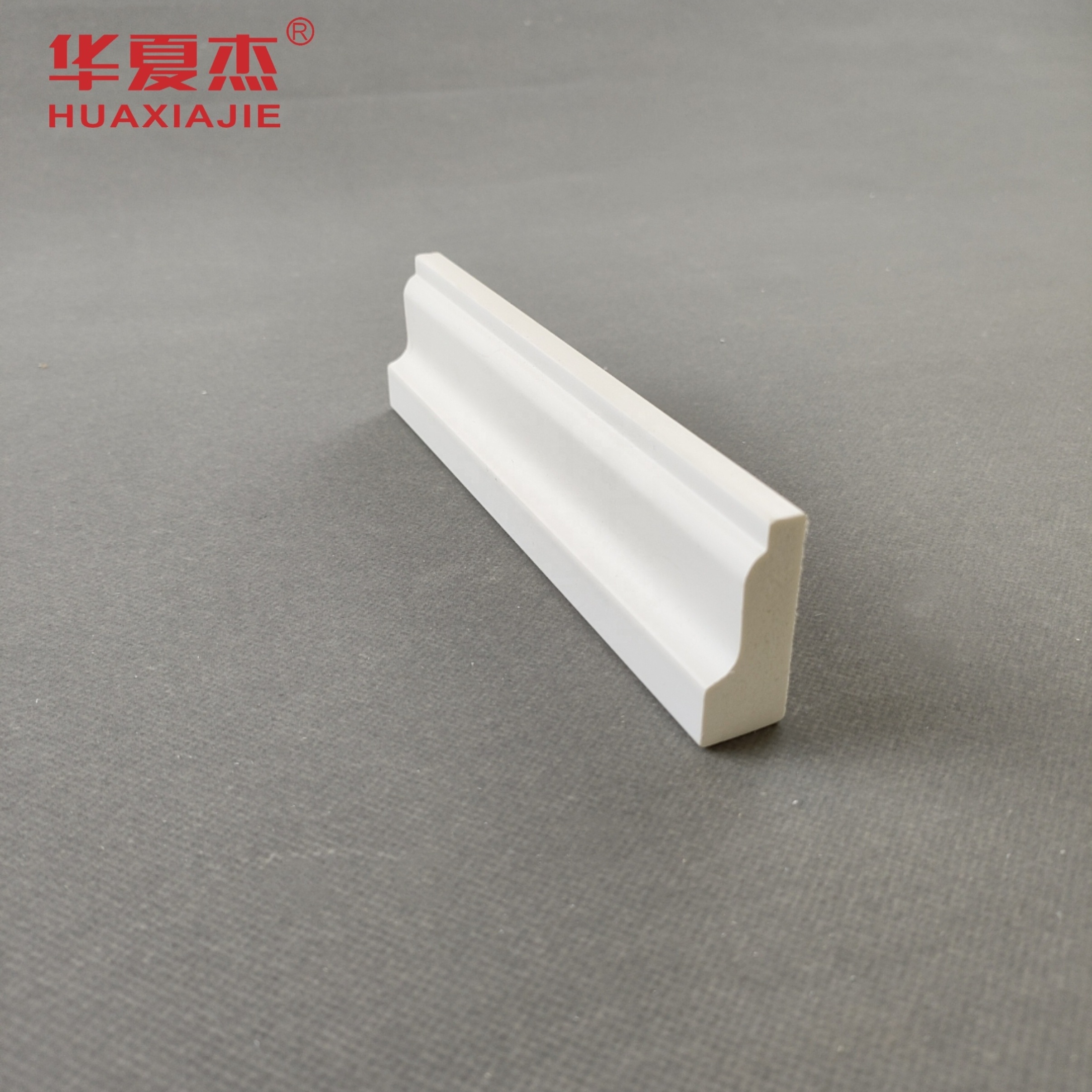 Wholesale shingle mould white vinyl 12ft decoration pvc moulding profile building material