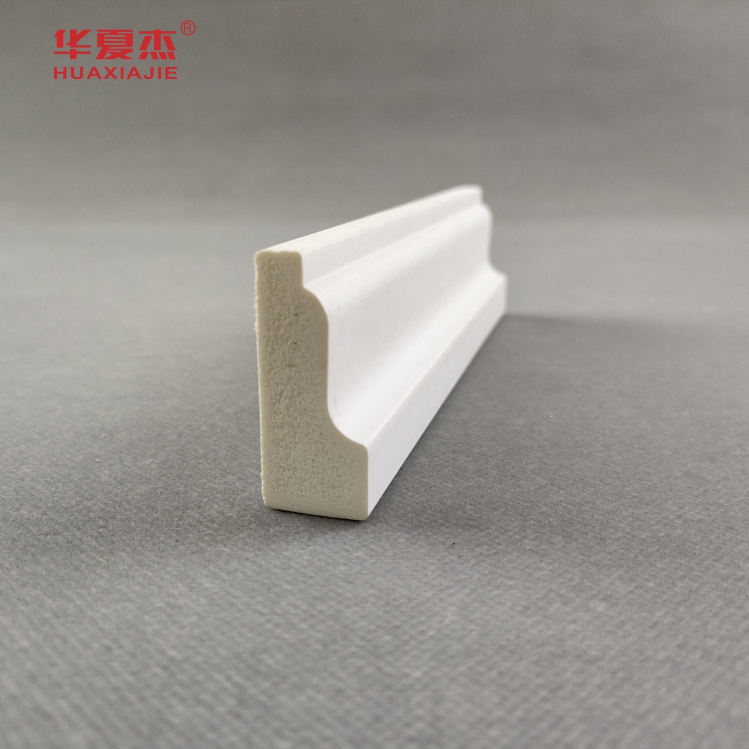 New design shingle moulding white vinyl 12ft pvc baseboard indoor decoration skirting