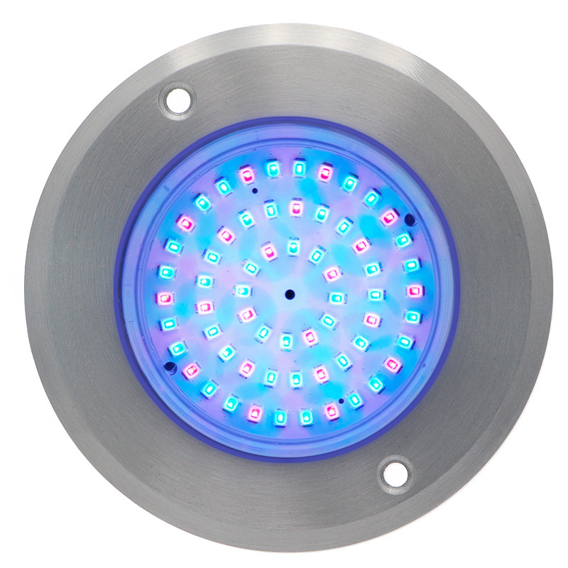 Huaxia Ultra Thin Underwater Pool Lamp Stainless Steel + PC cover DC12V 6W LED Swimming Pool Light for swimming pool