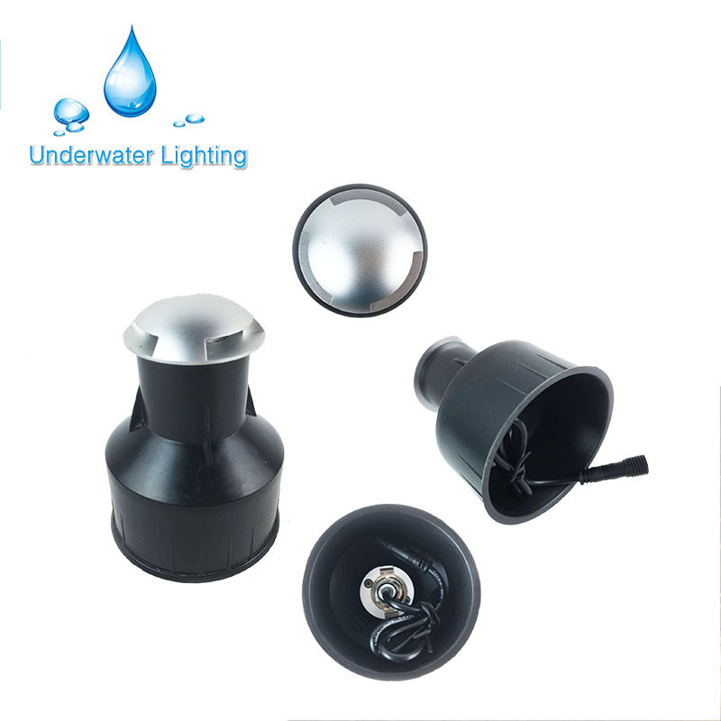 Waterproof Outdoor Three Side Lighting Effect 3W 12V Led In-ground Light Buried Lamp Recessed Underground Light