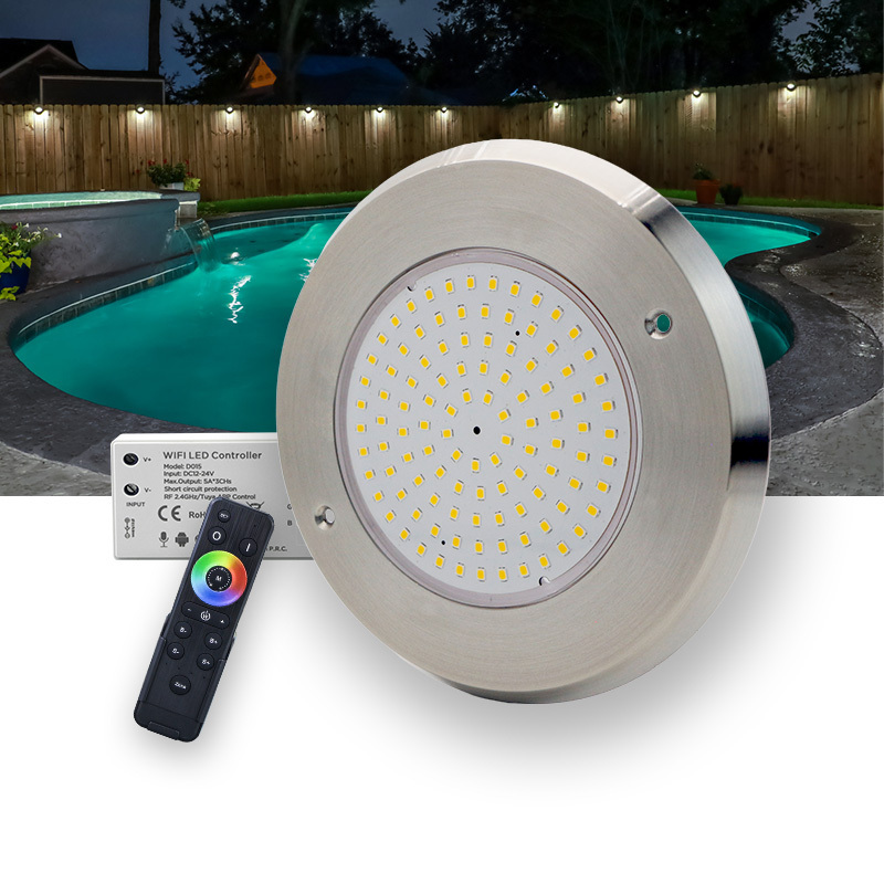 316SS pool lamps Wall Mounted DC12V 6W External Control RGB Led Swimming underwater 10mm slim pool Light