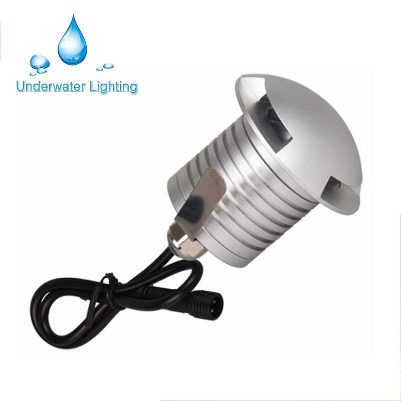 Waterproof Outdoor Three Side Lighting Effect 3W 12V Led In-ground Light Buried Lamp Recessed Underground Light