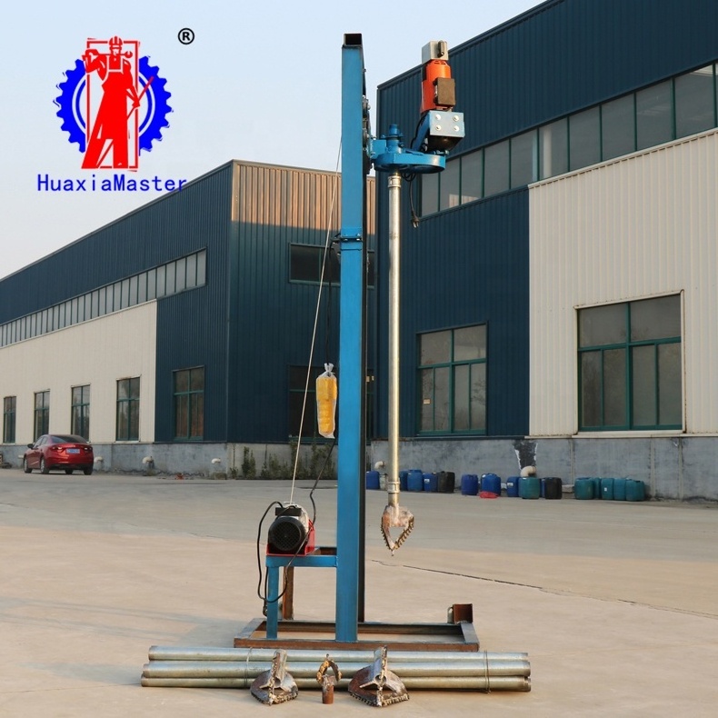 Mini water well drilling rig for home use very portable and easy to operate / High quality small water well drilling machine