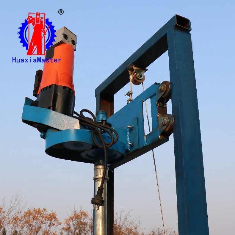 Mini water well drilling rig for home use very portable and easy to operate / High quality small water well drilling machine