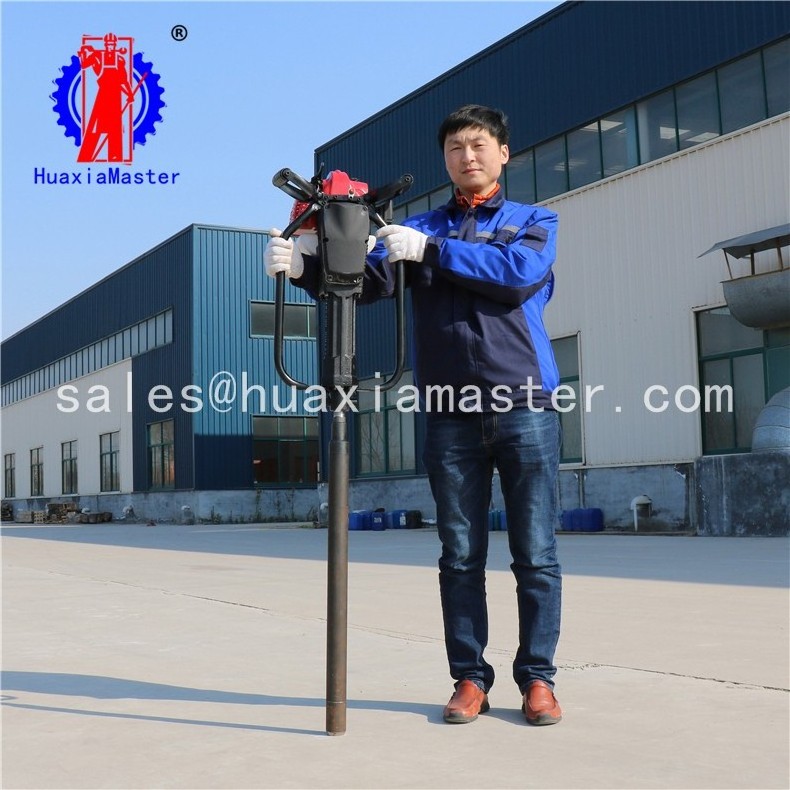 Small portable soil sampling drilling rig QTZ-1 handheld soil sampling drilling machine one person can operate